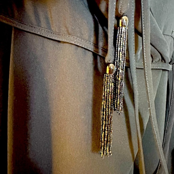 NWT! $595! Cinq a Sept Macie Split-Cuff Side-Tie Blazer Wrap Jumpsuit Size 4 - Picture 7 of 8